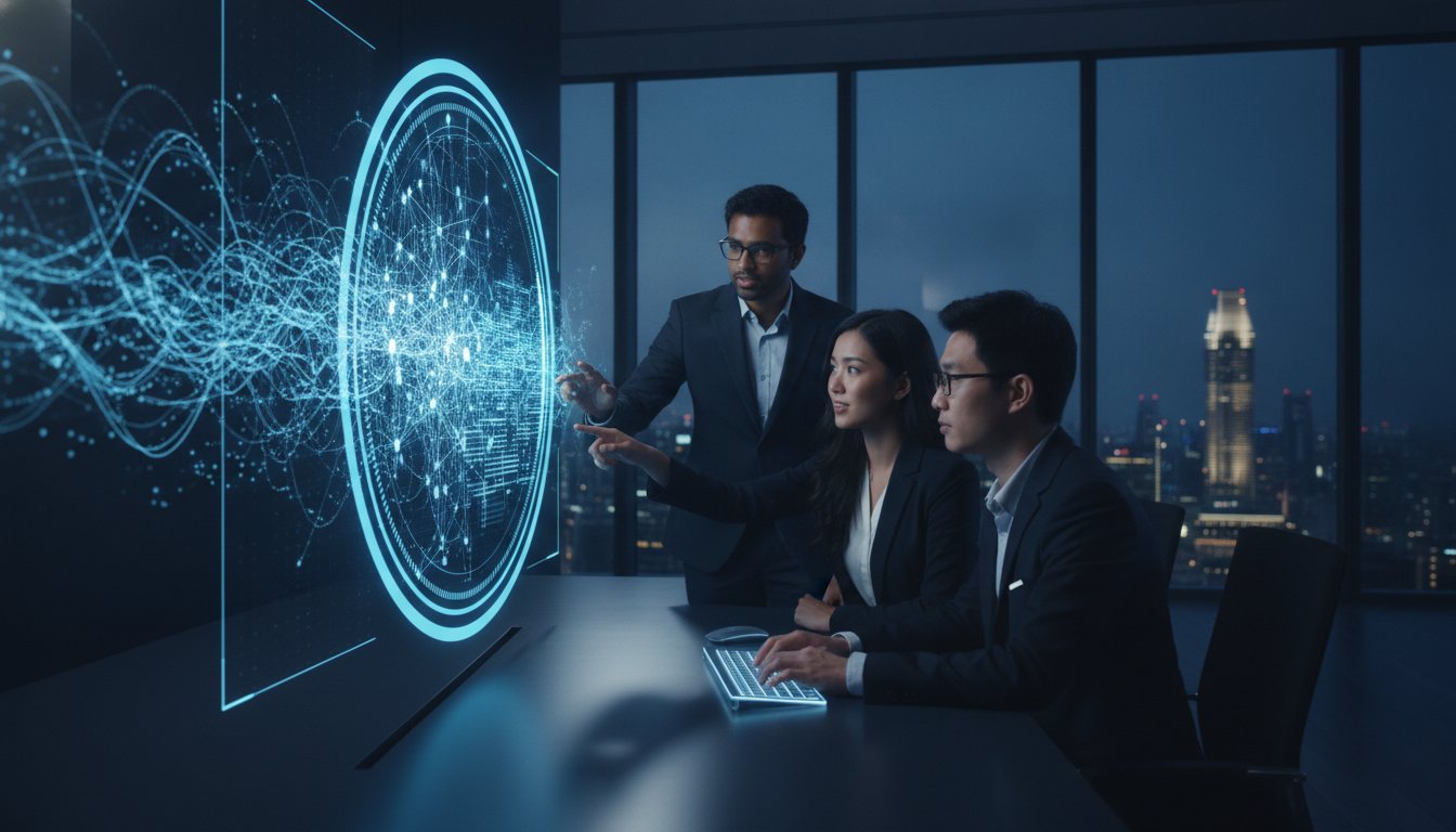 AI data training dashboard with managed remote operations interface